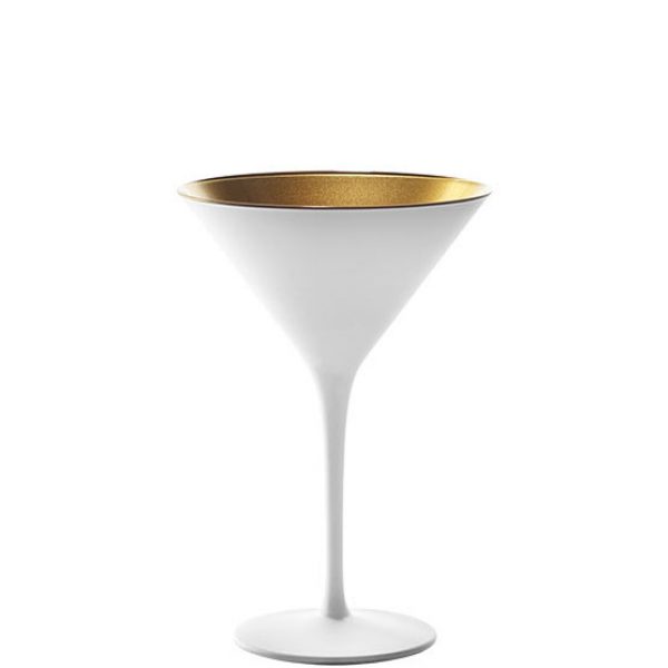 Olympic Cocktailglass matt-White Gold