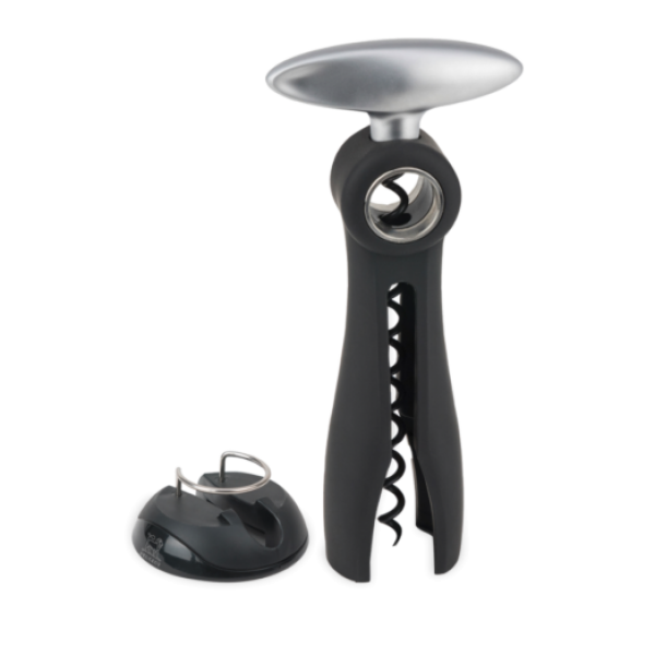 Salma.Continuous turn Corkscrew with foil-cutter base