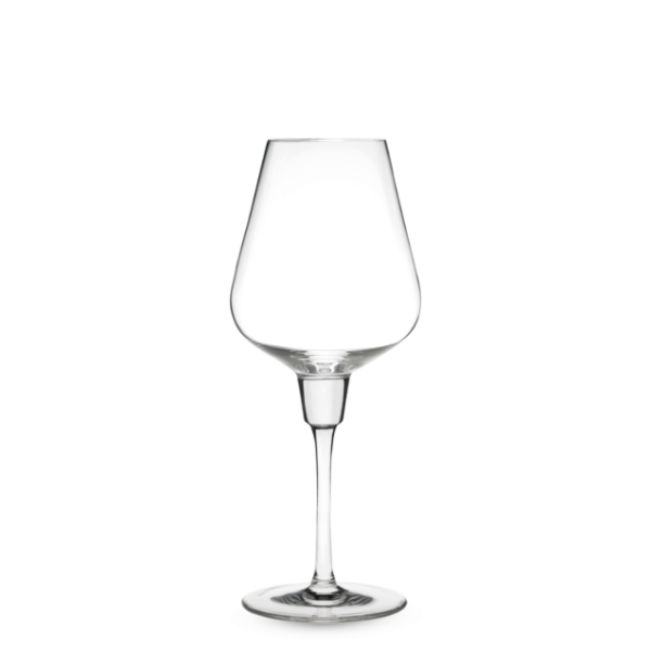 Les Impitoyables N°1. Light red and white wine glass