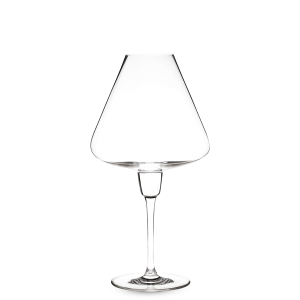 Les Impitoyables N°2. Young red and white wine glass