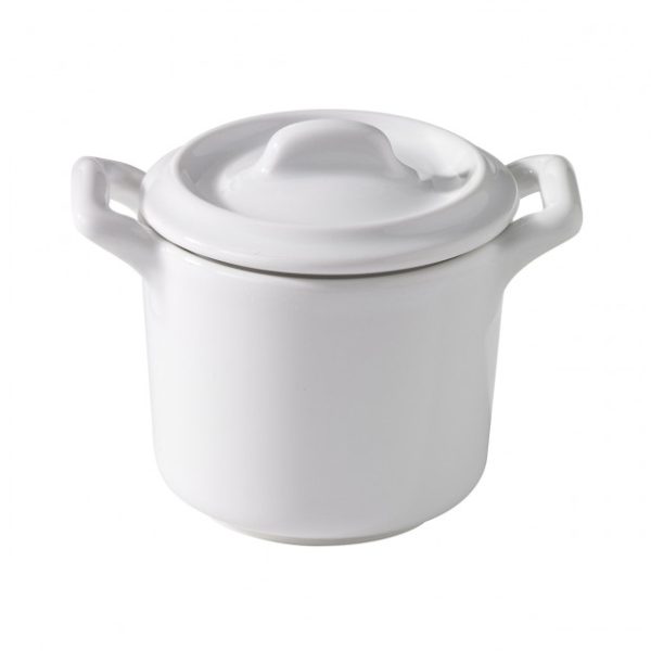 Belle Cousine. Mini Stewpot with lid , White