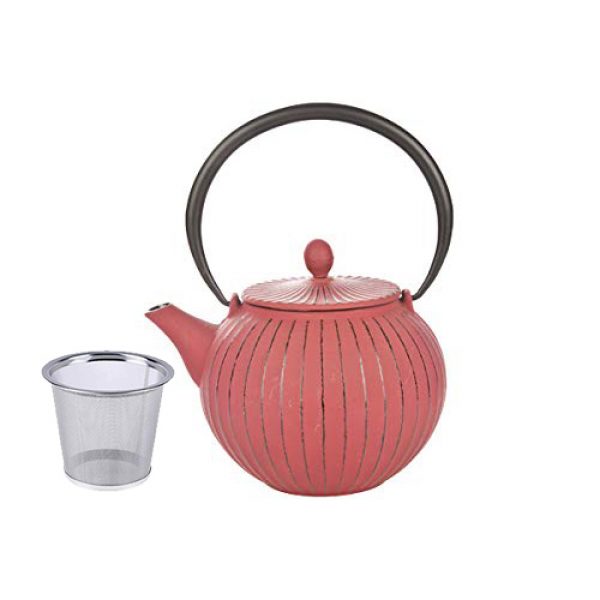 Theapot cast iron , red