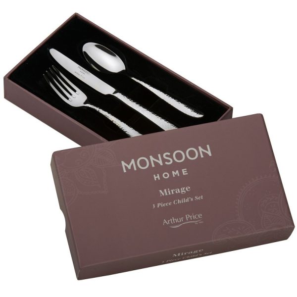 Monsoon Mirage. 3 Piece Childrens Cutlery Set