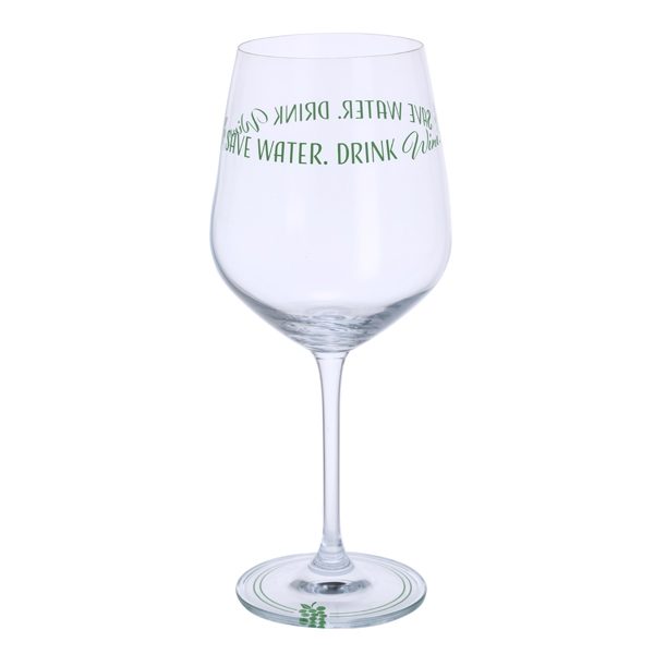 ღვინის ბოკალი "Save Water, Drink Wine"