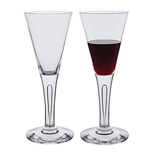 Sharon. Claret Red Wine Glasses