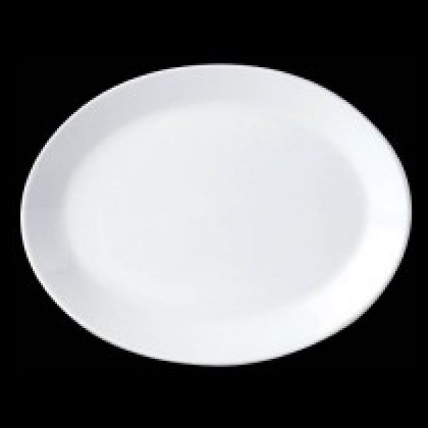 Simplicity. Oval Plate