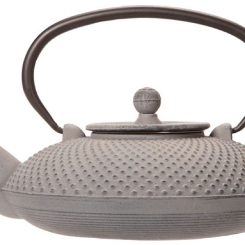 Nara cast iron teapot. Gray.