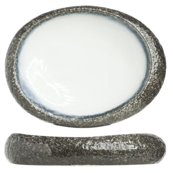 Sea Pearl. Oval bowl.