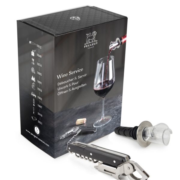 Wine Service. Uncork and pour Clavelin Sommelier +Arum pourer