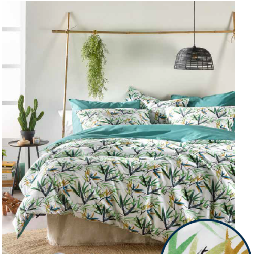 Salix. Bed linen set. Deep Jungle.