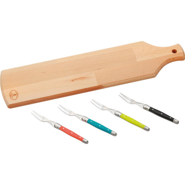 XXL board and Jean Dubost Laguiole cocktail party forks